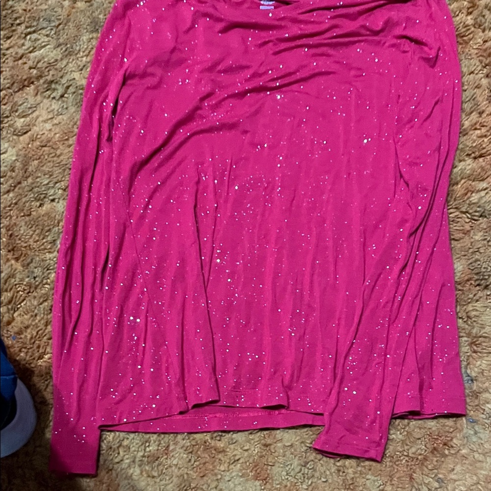 Pink Glitter Women's Tunic